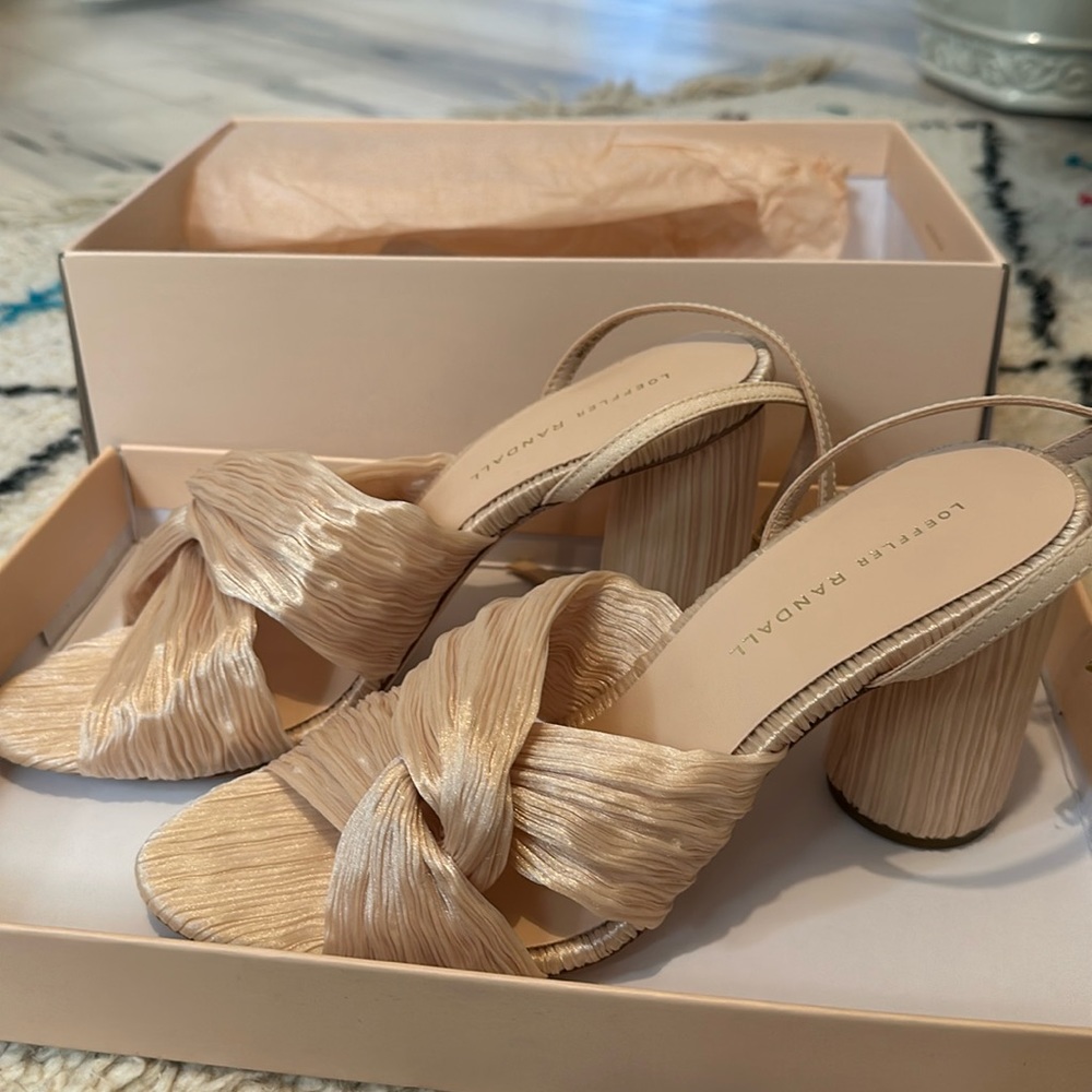 NEW Loeffler Randall Reed Pleated Heel